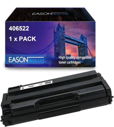 Eason Bros Ricoh Kompatible SP3400 SP3500 Standard-Seitenleistung, Schwarz 406522 Typ SP3400 Typ SP3500,Compatible with The Ricoh SP3400 SP3410 SP3500 SP3510 von Eason Bros