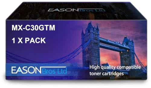 Eason Bros Sharp MX-C30GTM Toner für MX-C250F, Magenta,Compatible with The Sharp MX-C250F MX-C300W MX-C301W von Eason Bros