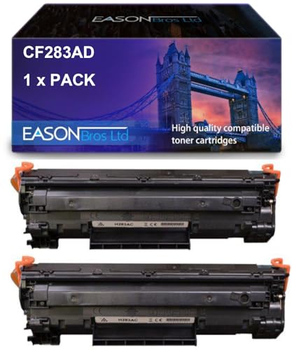 HP Compatible Laserjet MFP M125 Black Toner Cartridge CF283A Dual Pack, Page Yield 2 x 1,500,Compatible with Laserjet Pro MFP M125 Laserjet Pro MFP M127 von Eason Bros