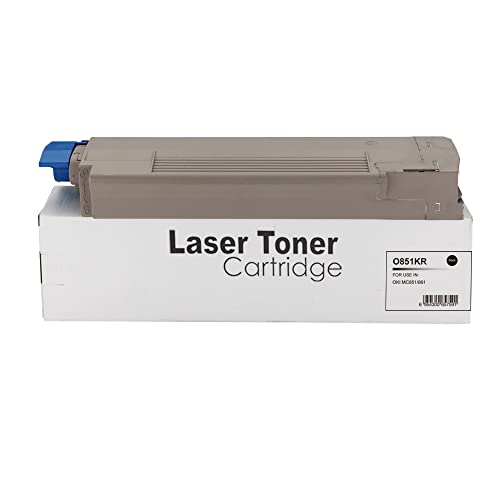 Oki Remanufactured MC851 Toner schwarz 44059168,Compatible with The Oki MC851+ MC851CDTN MC851CDXN MC851DN MC851 MC861 MC861+ von Eason Bros