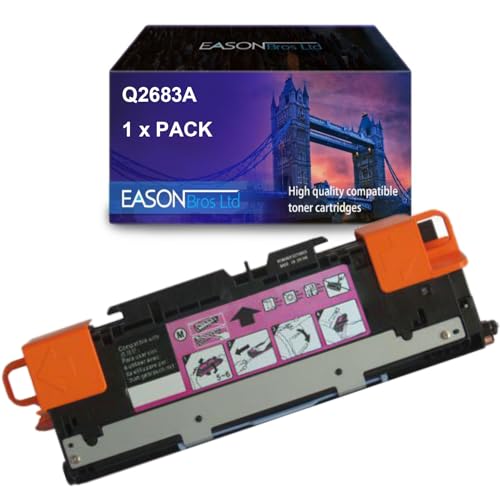 Remanufactured Replacement for HP Laserjet 3700 Magenta Toner Cartridge, Q2683A, Compatible with Hewlett Packard Laserjet 3700. von Eason Bros