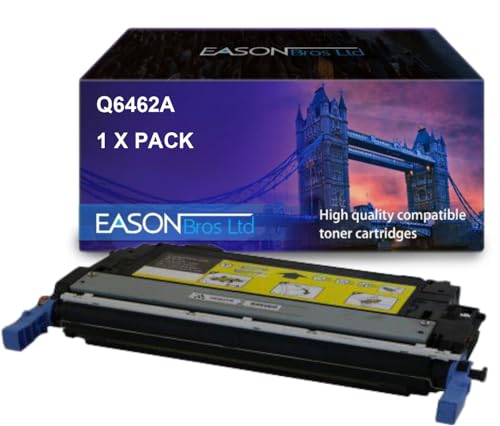 Remanufactured Replacement for HP Laserjet 4730 Yellow Toner Cartridge Q6462A 644A, Compatible with Laserjet 4730 4730X 4730XM 4730XS CM4730 CM4730F CM4730FM CM4730FSK CM4753 von Eason Bros