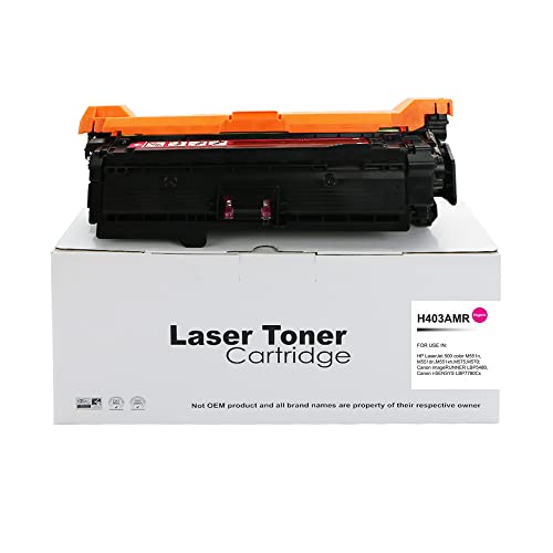 Remanufactured Replacemnent for HP Laserjet 500 Magenta CE403A Toner 507A Also for Canon 732 Colour Flow MFP M575C M575DN MFP M575F M551DN M551N M551XH M570DN M570DW Canon LBP7780 von Eason Bros