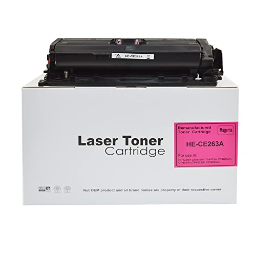 Remanufactured Replacemnent for HP Laserjet CP4025 Magenta Toner Cartridge HP648A CE263A Compatible with Hewlett Packard Laserjet CP4025 Laserjet CP4525 von Eason Bros