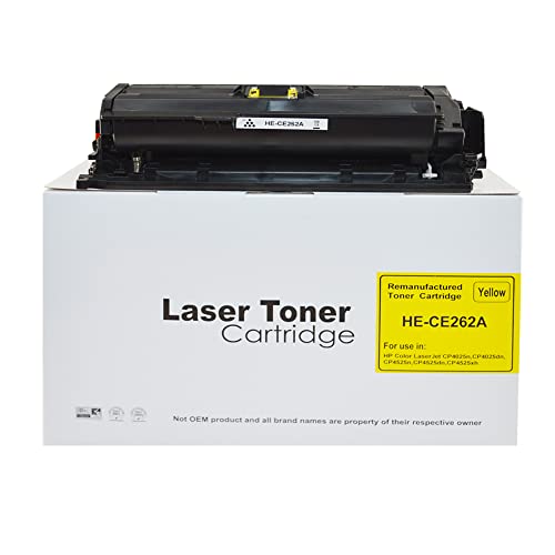 Remanufactured Replacemnent for HP Laserjet CP4025 Yellow Toner Cartridge HP648A CE262A Compatible with Hewlett Packard Laserjet CP4025 Laserjet CP4525 von Eason Bros