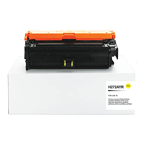 Remanufactured Replacemnent for HP Laserjet CP5525 Yellow Toner Cartridge CE272A Compatible with Hewlett Packard Laserjet CP5520 Laserjet CP5525N Laserjet CP5525DN Laserjet CP5525XH von Eason Bros