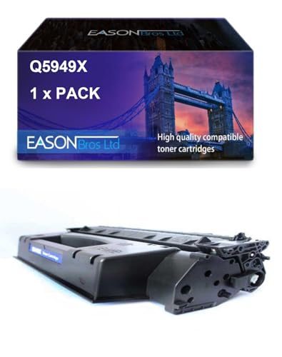 Remanufactured Replacemnent for HP Q5949X Black Toner Cartridge Page, Compatible with Laserjet 1320 von Eason Bros