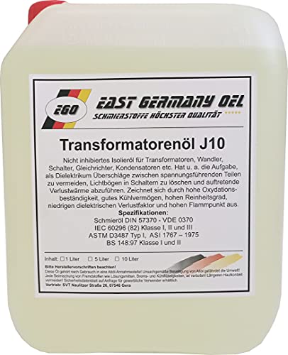 East Germany OIL Transformatorenöl, 5 Liter, Isolieröl für Transformatoren, Wandler, Schalter, Gleichrichter, Kondensatoren, 4.4 kg East Germany OIL Transformatorenöl, 5 Liter, Isolieröl für Transformatoren, Wandler, Schalter, Gleichrichter, Kondensatoren, 4.4 kg von East Germany OIL