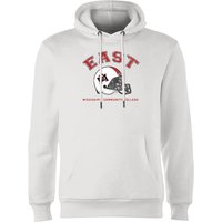 East Mississippi Community College Helmet Hoodie - White - L - Weiß von East Mississippi Community College