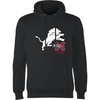 East Mississippi Community College Lion and Logo Hoodie - Black - M von East Mississippi Community College