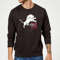 East Mississippi Community College Lion and Logo Sweatshirt - Black - L von East Mississippi Community College