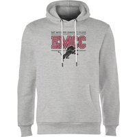 East Mississippi Community College Lions Distressed Hoodie - Grey - M - Grau von East Mississippi Community College