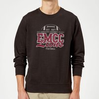East Mississippi Community College Lions Distressed Sweatshirt - Black - M von East Mississippi Community College