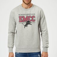 East Mississippi Community College Lions Distressed Sweatshirt - Grey - XL - Grau von East Mississippi Community College