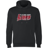 East Mississippi Community College Lions Script Logo Hoodie - Black - M von East Mississippi Community College