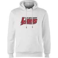 East Mississippi Community College Lions Script Logo Hoodie - White - L - Weiß von East Mississippi Community College