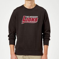 East Mississippi Community College Lions Script Logo Sweatshirt - Black - L von East Mississippi Community College