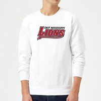 East Mississippi Community College Lions Script Logo Sweatshirt - White - M von East Mississippi Community College