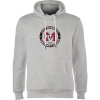 East Mississippi Community College Seal Hoodie - Grey - L - Grau von East Mississippi Community College