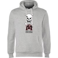 East Mississippi Community College Skull and Logo Hoodie - Grey - L von East Mississippi Community College