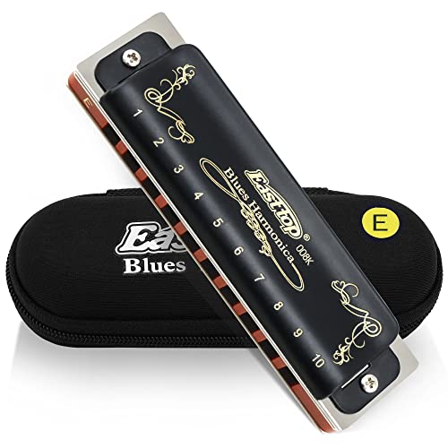 East Top Diatonic Blues Harmonica Mundharmonika 10 Löcher T008K Key of E Mundharmonika Für professionelle Spieler, Anfänger, Studenten, Erwachsene, Kinder, als bestes Geschenk East Top Diatonic Blues Harmonica Mundharmonika 10 Löcher T008K Key of E Mundharmonika Für professionelle Spieler, Anfänger, Studenten, Erwachsene, Kinder, als bestes Geschenk von East top