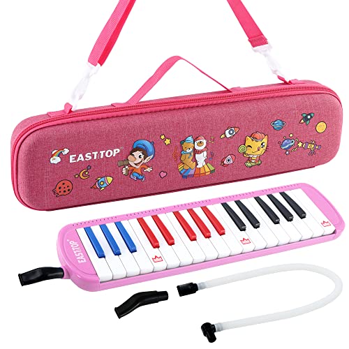 East Top Melodica mit 32 Tasten, professionelles Mund-Melodica-Keyboard-Orgel-Melodica-Instrument für Erwachsene, Schüler und Kinder, als Geschenk von East top