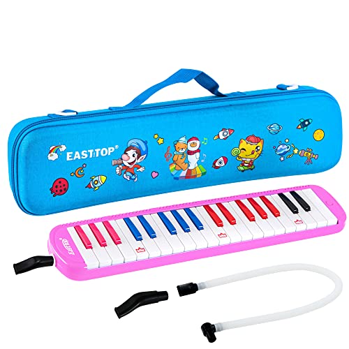 East Top Melodica mit 37 Tasten, professionelles Mund-Melodica-Keyboard-Orgel-Melodica-Instrument für Erwachsene, Schüler und Kinder, als Geschenk von East top