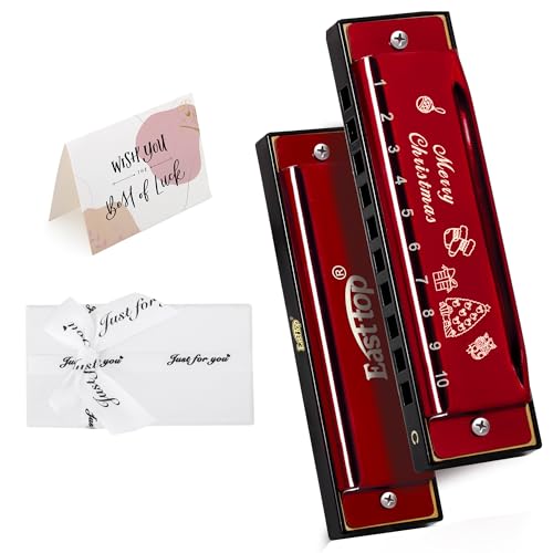 East top Blues Mundharmonika, Tonart C, 10 Löcher, 20 Töne, Blues Harp, diatonische Mundorgel, benutzerdefinierte Mundharmonika für Erwachsene, professionelle Spieler und Studenten, als East top Blues Mundharmonika, Tonart C, 10 Löcher, 20 Töne, Blues Harp, diatonische Mundorgel, benutzerdefinierte Mundharmonika für Erwachsene, professionelle Spieler und Studenten, als von East top
