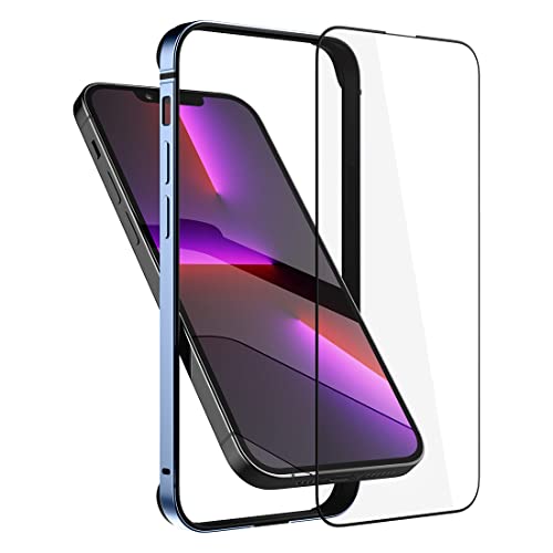 Eastcoo Metall Bumper Hülle Case Kompatibel mit iPhone 13 Pro Max/14 Plus 6,7 Zoll, [Keine Signalstörung] [Unterstützung Wirless Charging][Screen Schutzfolie]mit iPhone 13 Pro Max/14 Plus, Sierra Blau von Eastcoo