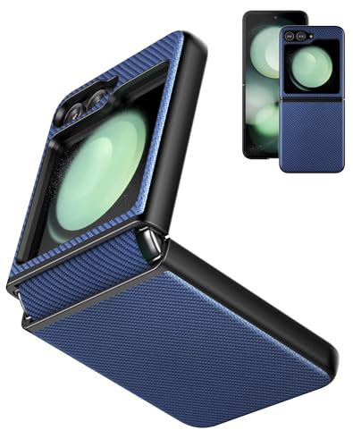 Eastcoo Slim Fit Galaxy Z Flip 5 5G Hülle, Stoßfest Scharnierschutz Handyhülle Speziell Entworfen für Galaxy Z Flip 5 5G (2023), Blau von Eastcoo