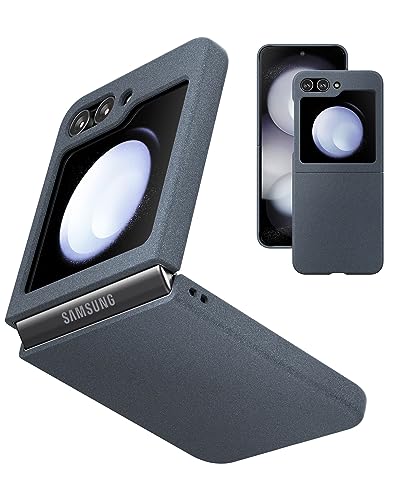 Eastcoo Slim Fit Galaxy Z Flip 5 Hülle, [Frostgefühl Hartem PC Rücken] [Unterstützt kabelloses Laden] Ultradünn Stoßfest Schutzhülle für Samsung Galaxy Z Flip5 (2023), Grau von Eastcoo