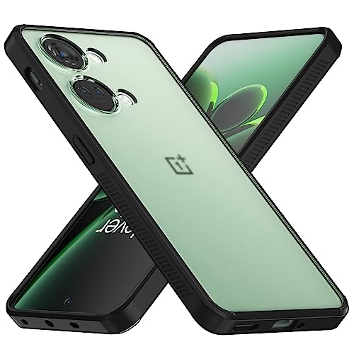 Eastcoo Slim Fit Hülle für Oneplus Nord 3 5G, [Hard Frosted PC Back+Soft Black TPU Bumper] Leichte stoßfeste Schutzhülle für Oneplus Nord 3 5G 2023, Schwarz von Eastcoo