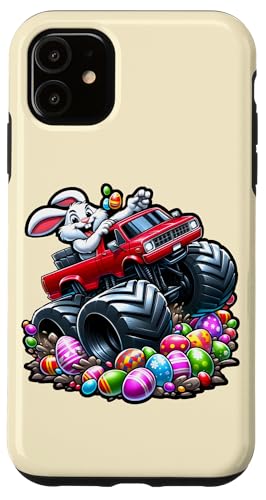 Festlicher fröhlicher Osterhase fährt Monstertruck Hülle für iPhone 11 Festlicher fröhlicher Osterhase fährt Monstertruck Hülle für iPhone 11 von Easter Bunny Egg Hunt Sunday Celebration Apparel