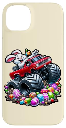 Festlicher fröhlicher Osterhase fährt Monstertruck Hülle für iPhone 14 Plus Festlicher fröhlicher Osterhase fährt Monstertruck Hülle für iPhone 14 Plus von Easter Bunny Egg Hunt Sunday Celebration Apparel