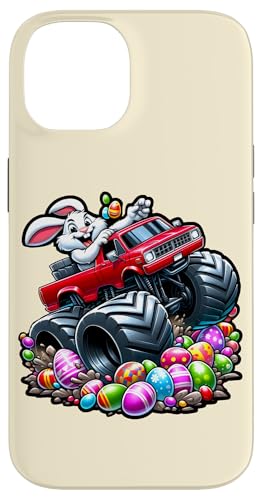 Festlicher fröhlicher Osterhase fährt Monstertruck Hülle für iPhone 14 Festlicher fröhlicher Osterhase fährt Monstertruck Hülle für iPhone 14 von Easter Bunny Egg Hunt Sunday Celebration Apparel