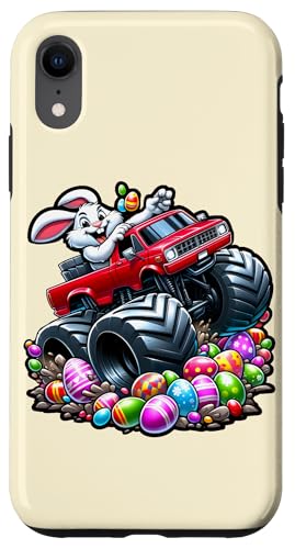 Festlicher fröhlicher Osterhase fährt Monstertruck Hülle für iPhone XR Festlicher fröhlicher Osterhase fährt Monstertruck Hülle für iPhone XR von Easter Bunny Egg Hunt Sunday Celebration Apparel
