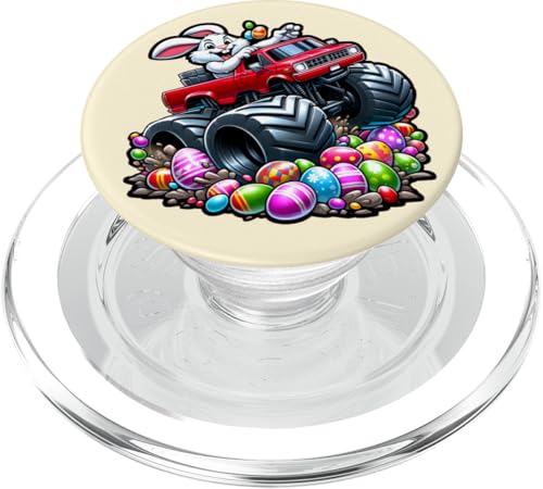 Festlicher fröhlicher Osterhase fährt Monstertruck PopSockets PopGrip für MagSafe Festlicher fröhlicher Osterhase fährt Monstertruck PopSockets PopGrip für MagSafe von Easter Bunny Egg Hunt Sunday Celebration Apparel