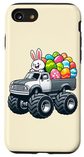 Frohe Ostern Hase mit Ostereiern Hülle für iPhone SE (2020) / 7 / 8 von Easter Bunny Egg Hunt Sunday Celebration Apparel