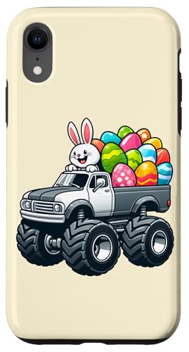 Frohe Ostern Hase mit Ostereiern Hülle für iPhone XR Frohe Ostern Hase mit Ostereiern Hülle für iPhone XR von Easter Bunny Egg Hunt Sunday Celebration Apparel