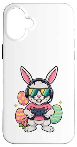 Lustiges Oster-Hasen-Shirt – Gaming-Controller-Eiersuche Hülle für iPhone 16 Plus von Easter Bunny Gaming Ideas for Boys Girls Men