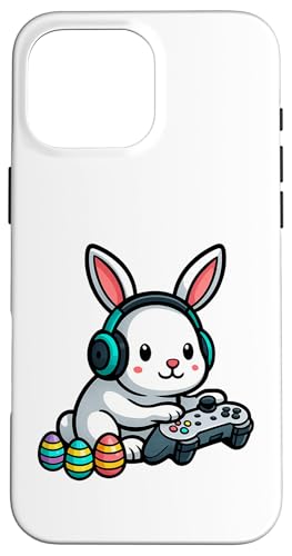 Lustiges Oster-Hasen-Shirt – Gaming-Controller-Eiersuche Hülle für iPhone 16 Pro Max von Easter Bunny Gaming Ideas for Boys Girls Men