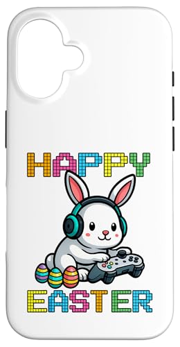 Lustiges Oster-Hasen-Shirt – Gaming-Controller-Eiersuche Hülle für iPhone 16 von Easter Bunny Gaming Ideas for Boys Girls Men