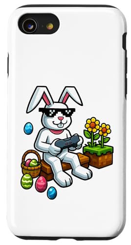 Lustiges Oster-Hasen-Shirt – Gaming-Controller-Eiersuche Hülle für iPhone SE (2020) / 7 / 8 von Easter Bunny Gaming Ideas for Boys Girls Men