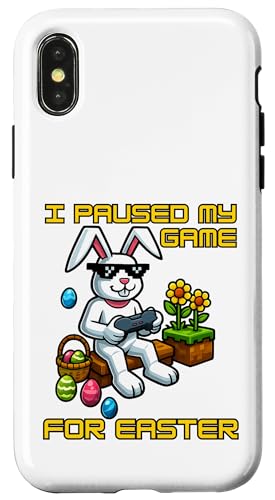 Lustiges Oster-Hasen-Shirt – Gaming-Controller-Eiersuche Hülle für iPhone X/XS von Easter Bunny Gaming Ideas for Boys Girls Men