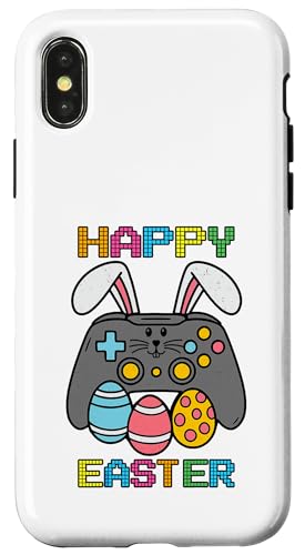Lustiges Oster-Hasen-Shirt – Gaming-Controller-Eiersuche Hülle für iPhone X/XS von Easter Bunny Gaming Ideas for Boys Girls Men