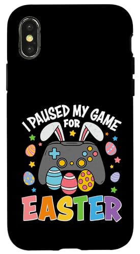 Lustiges Oster-Hasen-Shirt – Gaming-Controller-Eiersuche Hülle für iPhone X/XS von Easter Bunny Gaming Ideas for Boys Girls Men