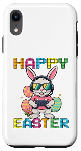 Lustiges Oster-Hasen-Shirt – Gaming-Controller-Eiersuche Hülle für iPhone XR von Easter Bunny Gaming Ideas for Boys Girls Men