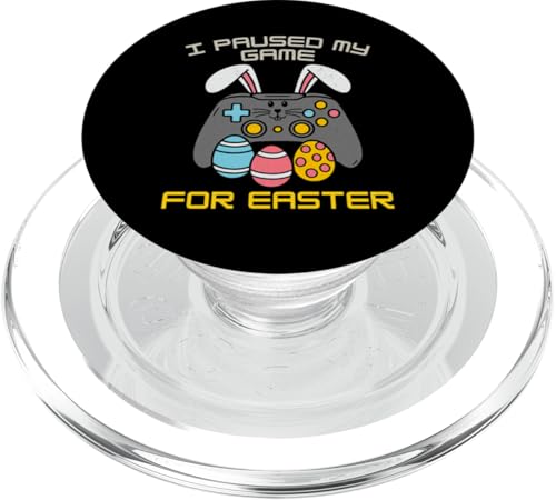 Lustiges Oster-Hasen-Shirt – Gaming-Controller-Eiersuche PopSockets PopGrip für MagSafe von Easter Bunny Gaming Ideas for Boys Girls Men