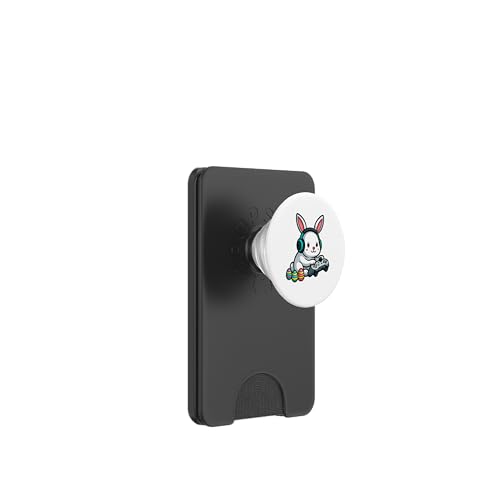 Lustiges Oster-Hasen-Shirt – Gaming-Controller-Eiersuche PopSockets PopWallet für MagSafe von Easter Bunny Gaming Ideas for Boys Girls Men