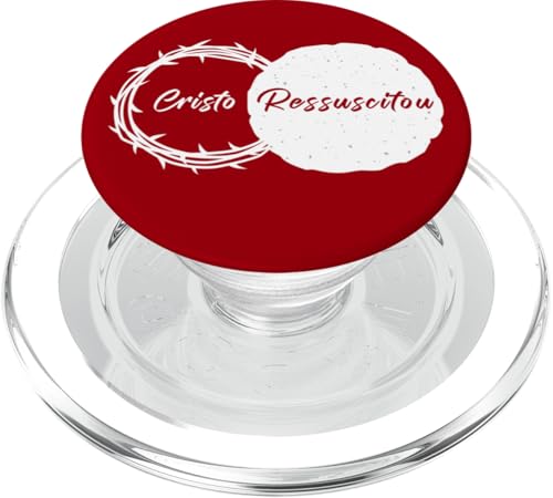 Cristo Ressuscitou – Christian Easter Passover Portuguese PopSockets PopGrip für MagSafe von Easter Christian Faith Blessings